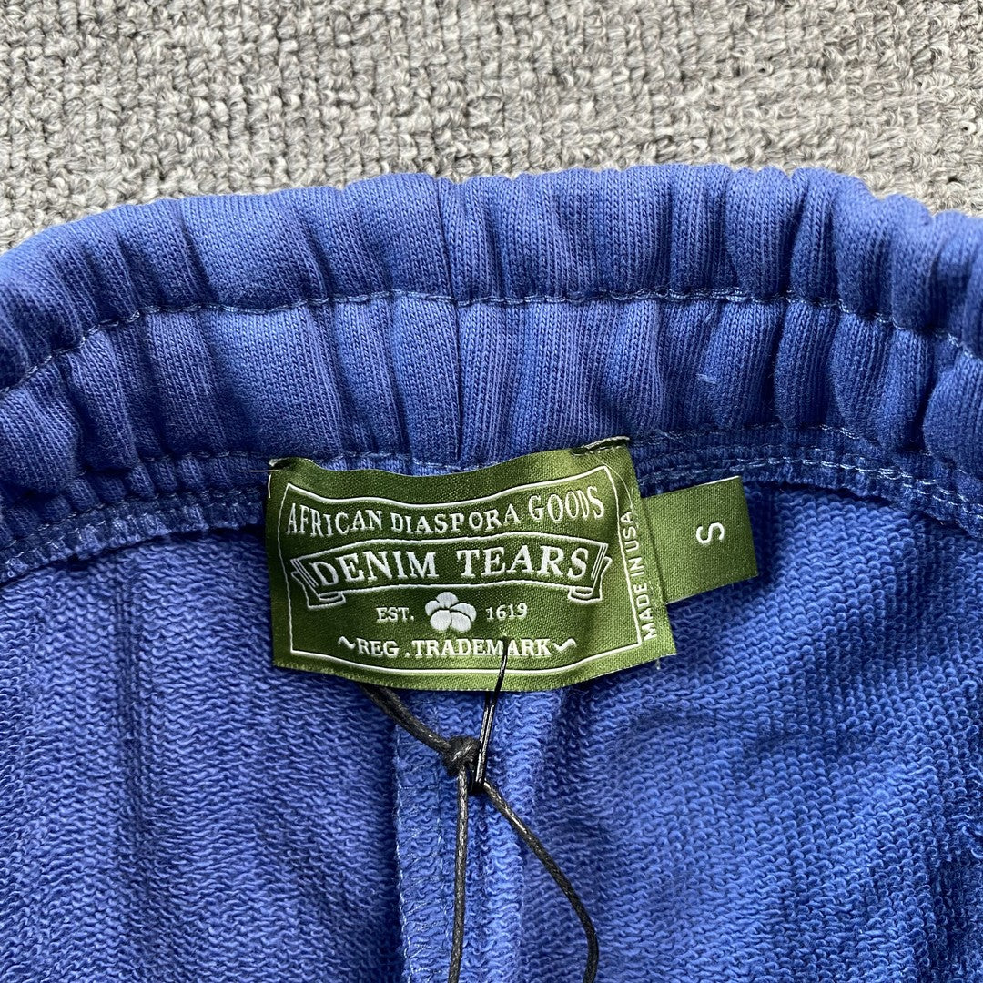 Denim Tears Cotton Wreath Sweatpants Blue - Premium Streetwear Joggers