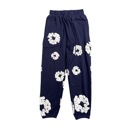 Denim Tears Cotton Wreath Sweatpants Navy - Premium Streetwear Joggers